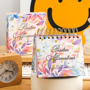 2026 Inspirational Desktop Calendar, Motivational Quotes, Ideal for Home Office School, Taiwanese Calendar, Desk Decor Item