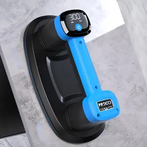 Battery Suction Cup – Vacuum Lifter for Tiles,, Marble – Dual Motors, 660 LBS/300 KG Suction, LCD Display, 4500mAh, 12h Runtime – for & Textured Surfaces