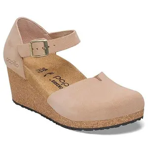 Birkenstock Papillio Mary Jane Suede Wedge