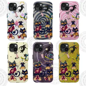 Pete the Cat iPhone 17 Case – Cool Cartoon Cat with Sunglasses & Skateboard, Retro Y2K Aesthetic Design, Whimsical Skater Kitty Artwork, Cute Indie Grunge Style Tough Phone Case, Perfect Christmas Gift for Cat Lovers
