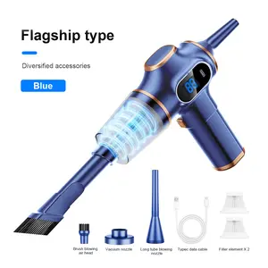 Handheld Car Vacuum Cleaner, Cordless, 16000PA HighPower Portable Mini Car Vacuum Cleaner & Air DustCollector, Advanced Digital Display, Rechargeable for Auto.Home, Pet Hair, Easy Vacuuming, Solve Various CleaningProblems