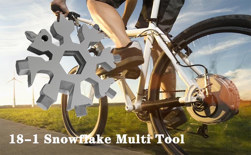 18-in-1 Snowflake Multi Tool,Function Stainless Steel Bottle Opener/Wrench, Flat Cross Screwdriver Kit Snowflake, Outdoor Durable and PortableGreat Gift for Mens (silvery) 18-in-1 Snowflake Multi Tool,Function Stainless Steel Bottle Opener/Wrench, Flat Cross Screwdriver Kit Snowflake, Outdoor Durable and PortableGreat Gift for Mens (silvery)