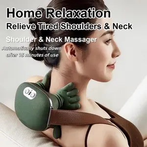 Mini Cervical Massager, Neck Clip Massage Heated Shoulder Blade Relief, Small Shoulder Neck Massager, Perfect Gift for Relaxation