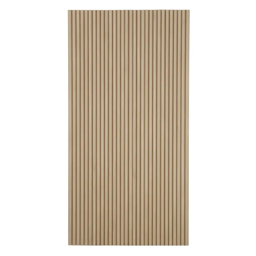 American Oak Flexible 3D Fluted Semi-Circle Shiplap Wood Wall Panels | Modern Acoustic Wood Slat Wall & Ceiling Panels, 3D Veneer Paneling, Peel & Stick Waterproof Wood Grain Wall Decor for Living Room, Bedroom, TV Feature Walls & Interior Home Decor
