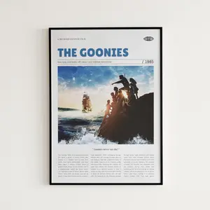The Goonies, Richard Donner, Retro Movie Poster