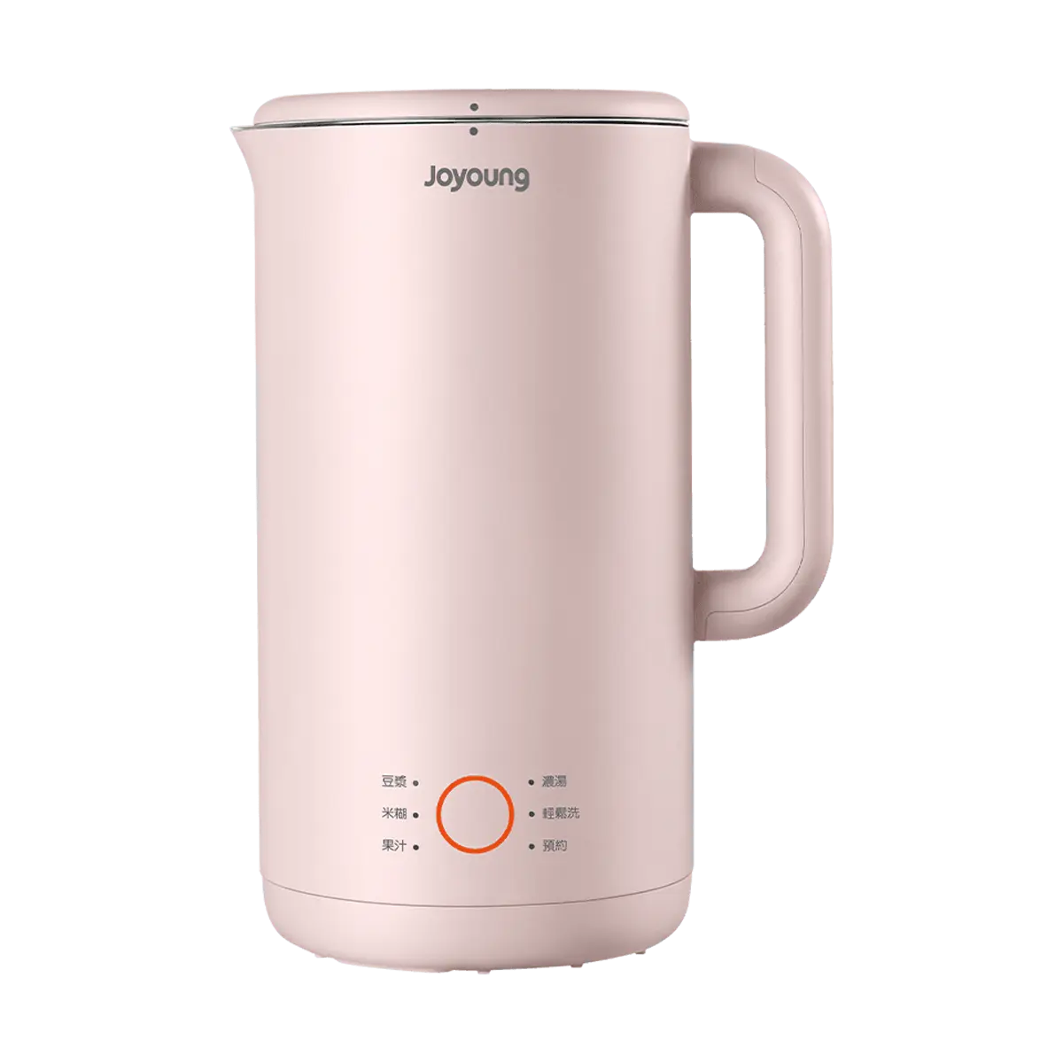 JOYOUNG 0.6L Mini Soy Milk Maker - No Filter, Multi-Function, Easy Clean, Rose Pink - DJ06M-D53