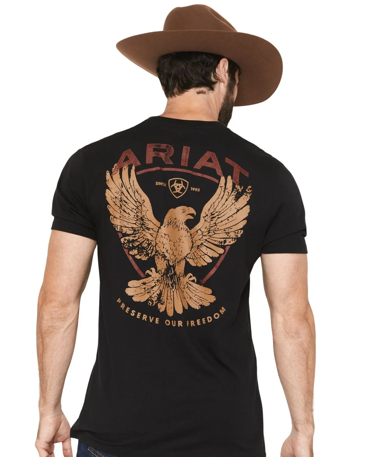 Ariat Men's Men'S Rustic Eagle Short Sleeve Graphic T-Shirt - 10065898