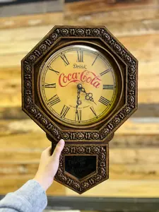 Vintage Coca Cola Pendulum Wall Clock