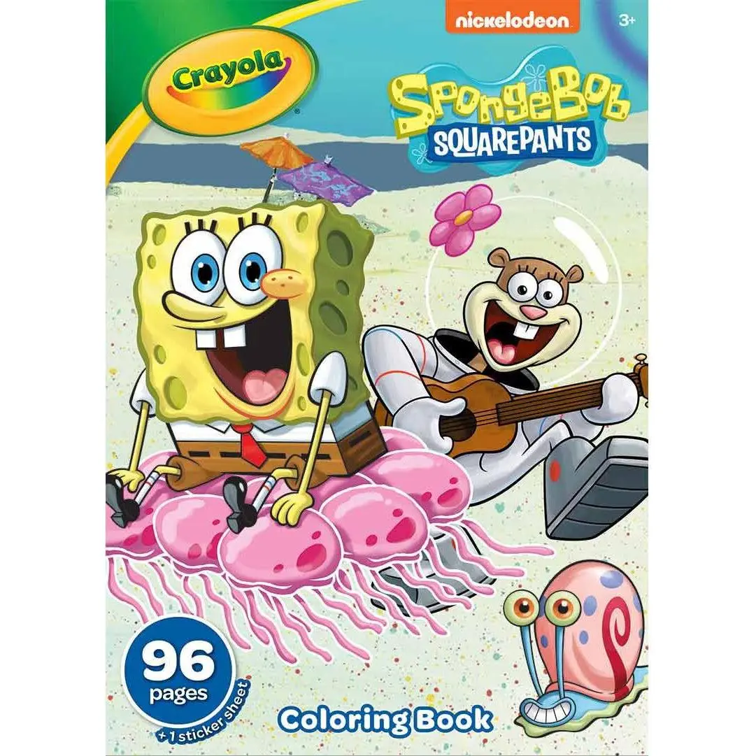 96-Page Coloring Book, SpongeBob 96-Page Coloring Book, SpongeBob