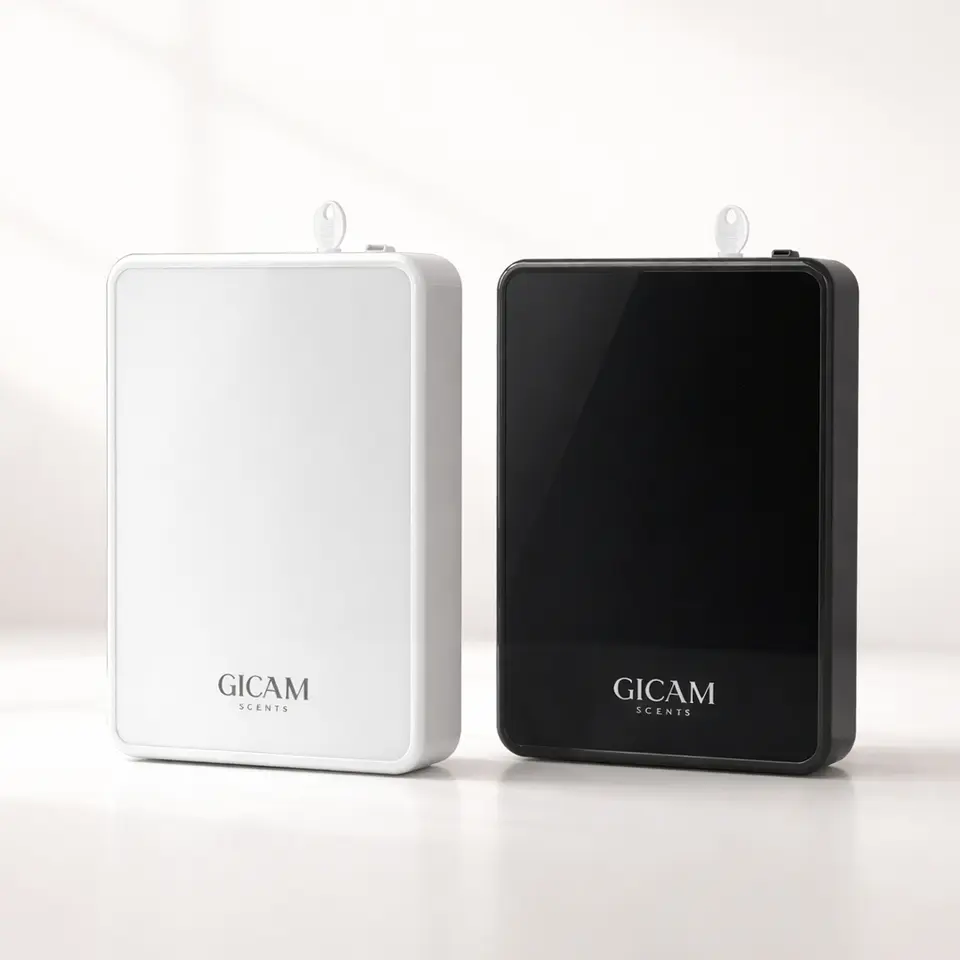 GICAM Minimalist Medium-Sized Electronic Scented Oil Diffuser - High-Capacity, Ultra-Quiet, Long-Lasting, Soothing Home Supplies for Medium-Sized Spaces, No Overpowering Fragrance (Indoor Use)