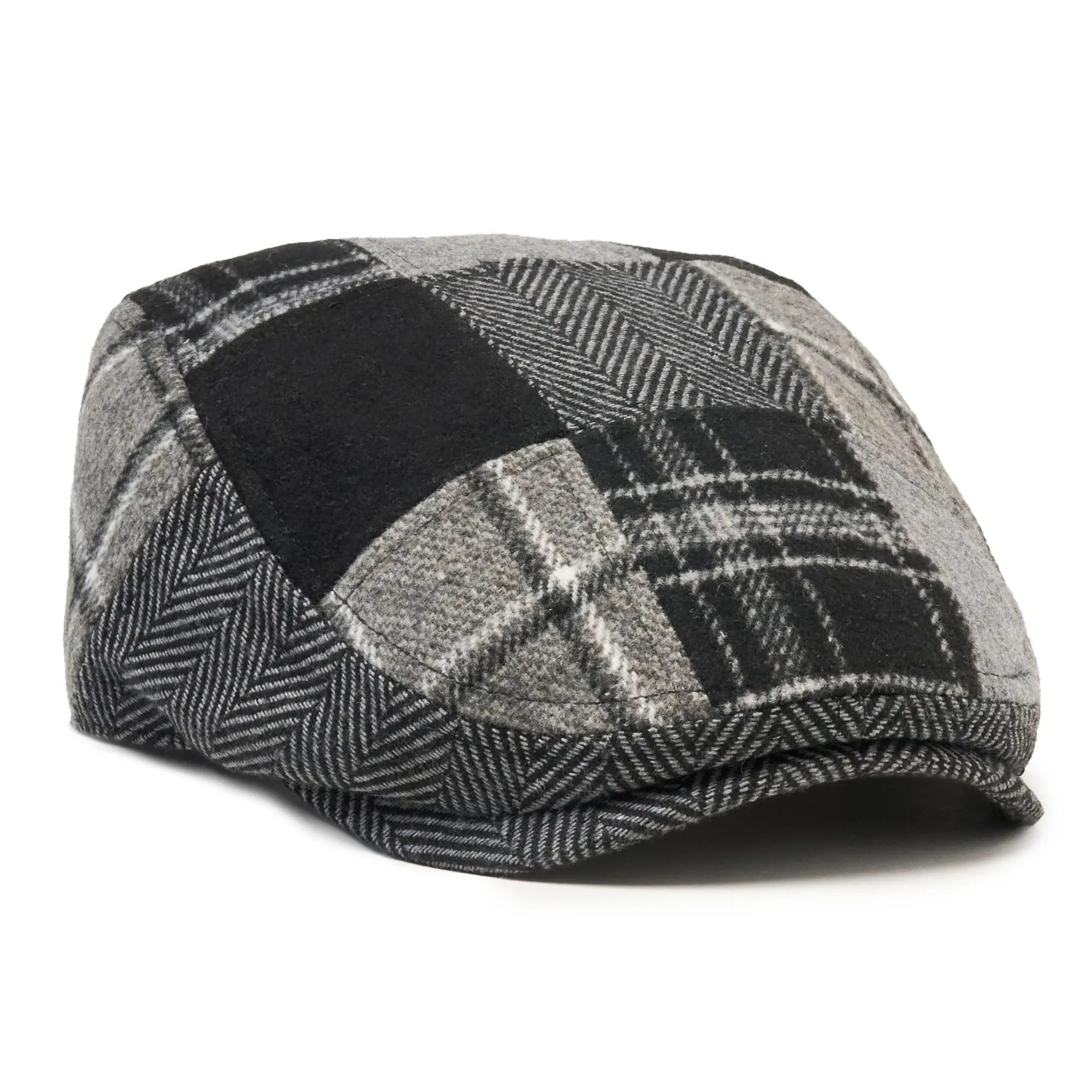 The Lunchbox Blackbox Edition Boston Scally Cap - Black Plaid