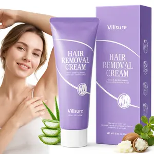 Villsure Hair Removal Cream – Quick Smooth Hair Remover for Sensitive Skin Easy to Use,Fast & Easy Painless Depilatory Cream for Smooth Skin