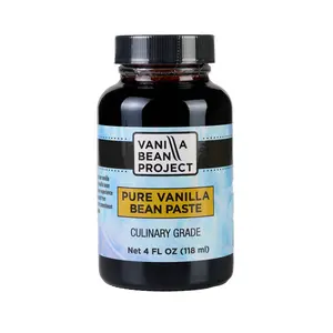 Vanilla Bean Project Pure Vanilla Bean Paste Culinary Grade 4 FL OZ 118 mL for Baking Whipped Cream Cakes and Frosting