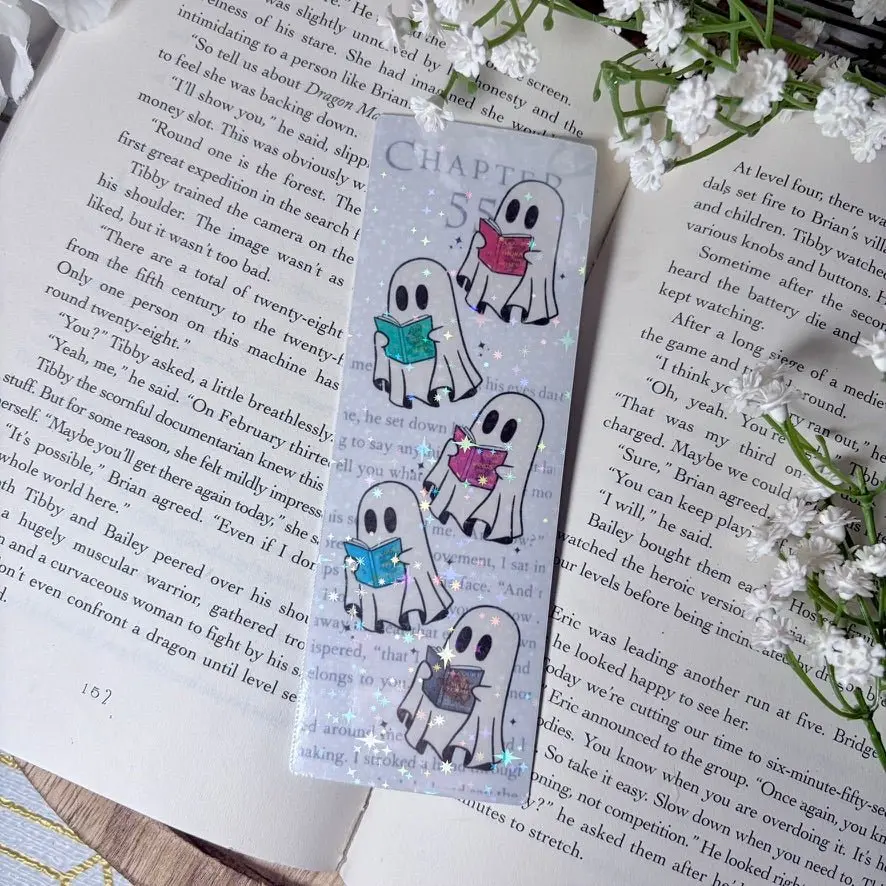 Ghost Reading Series Cardstock Bookmark