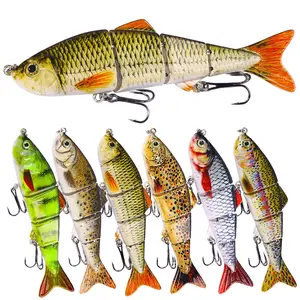 Multi-section Luya bait 12CM16.8G sea fishing Luya bait simulation bait Multi-section bait set