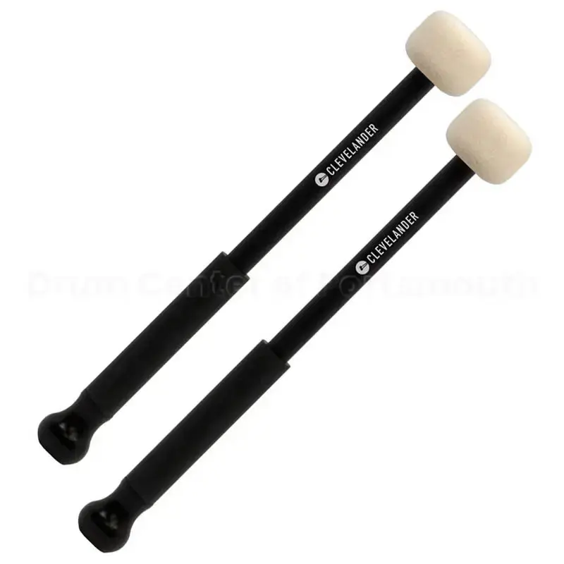 Clevelander Marching Bass Drum Mallets, Aluminum, Small