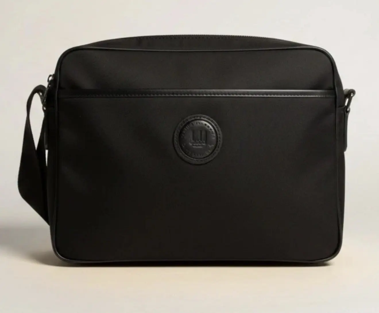 Authentic Dunhill Leather Messenger Bag - Luxury Crossbody