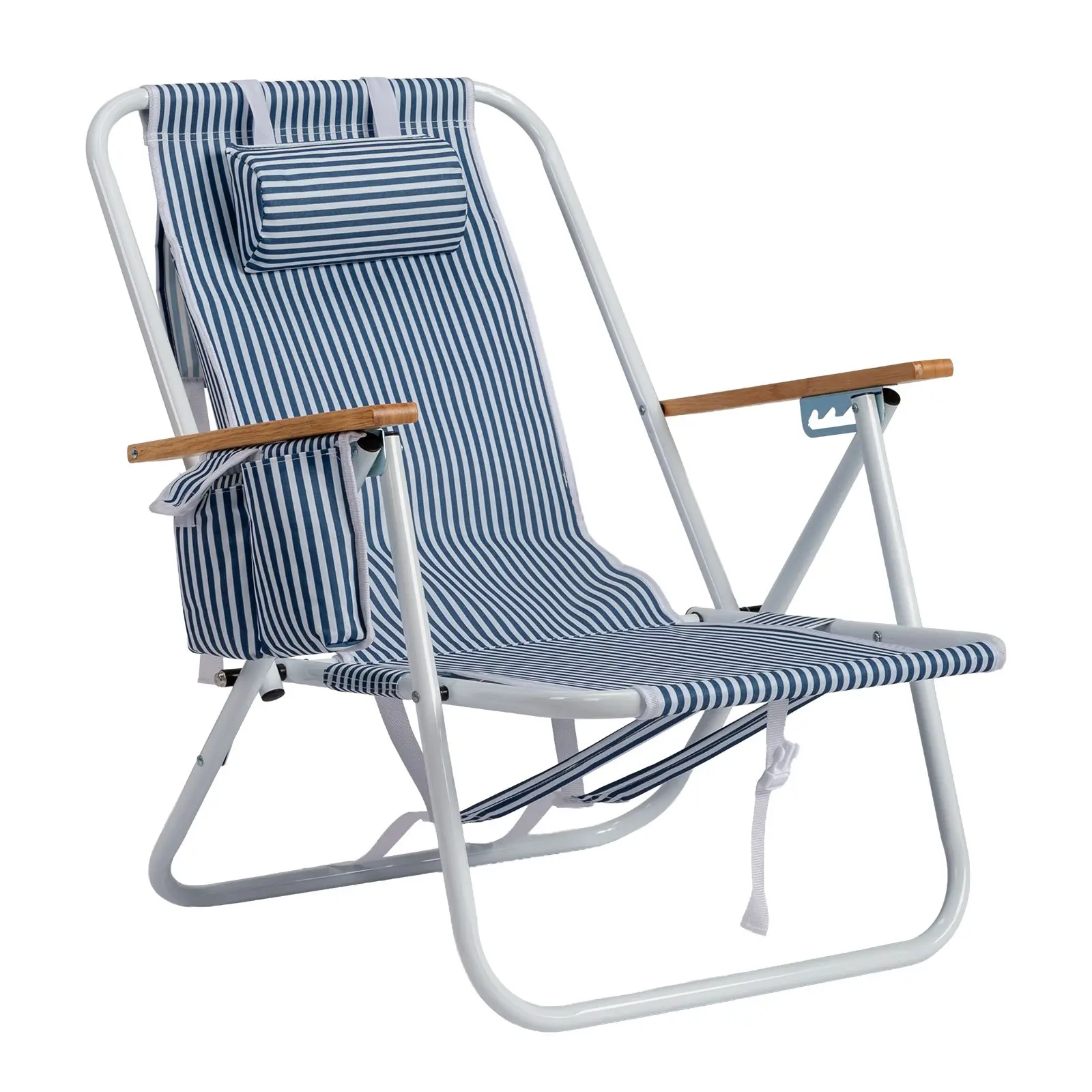 Beach Chair with Space-Saving 24 Inches