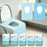 10 Packs Tear-Free Toilet Seat Covers Disposable for Adults and Kids, 16x24 Inch Waterproof Non-Slip Disposable Toilet Seat Cover for Travel, Public Toilet, Outdoors (Individual Package)