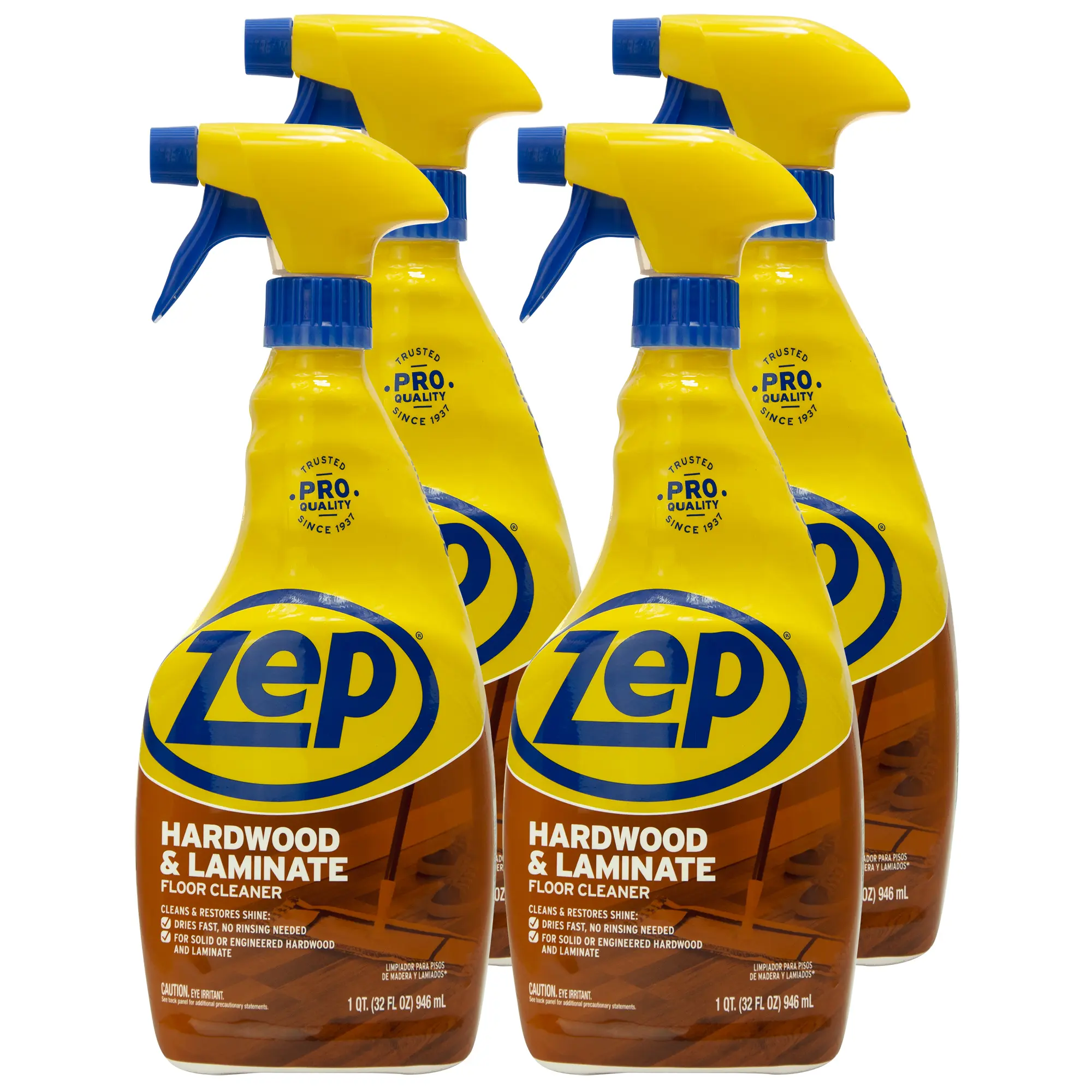 Zep Hardwood and Laminate Floor Cleaner - 32 oz   - ZUHLF32 - Removes Spots, Stains and Scuffs. Cleans and Restores Shine
