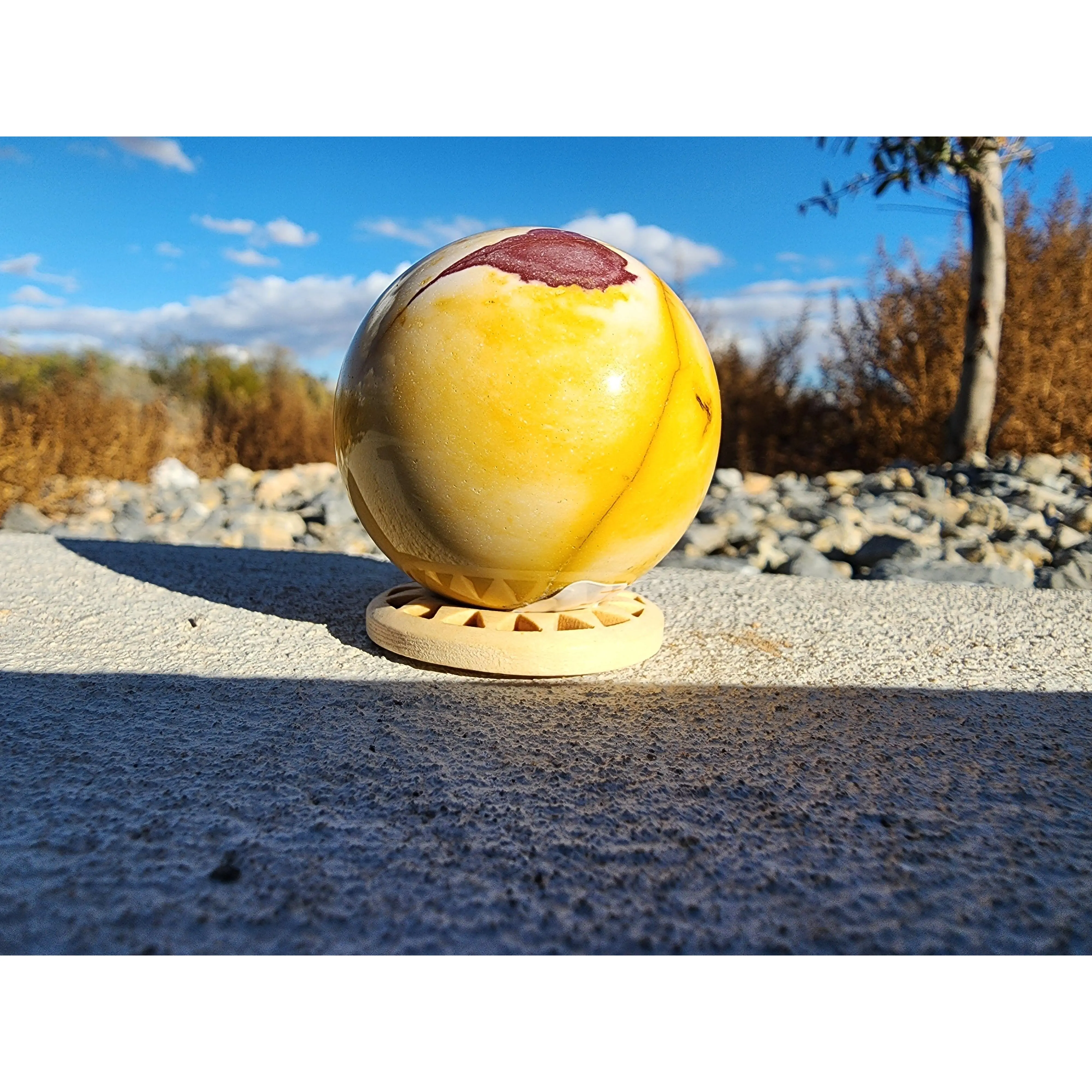 Sphere - Mookaite Jasper - 44mm/1.7"