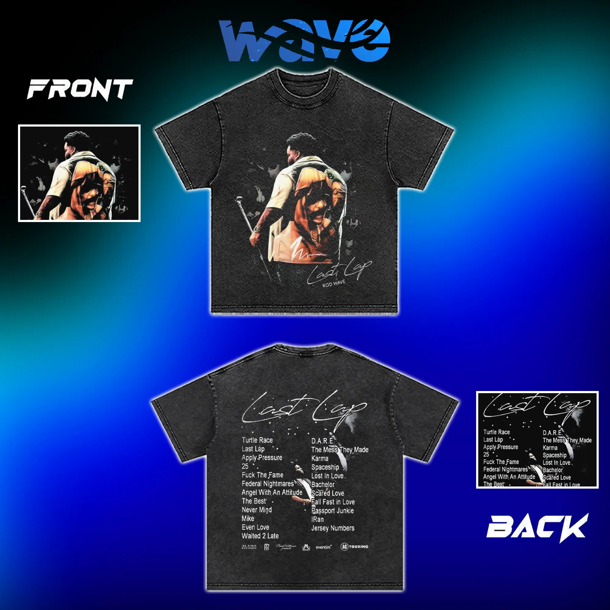 Wave - ROD WAVE 10.14.1 Graphic Tanktop, washed shirt, hoodie, Vintage Hip Hop Soul Music Tee, Black Oversize Streetwear Shirt,Concert Fan Merch, Rap RnB Duo Graphic Tee, Gift for R&B Music Lovers,y2k