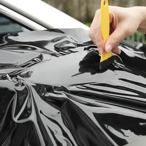 2026 New Car Sticker Glossy Black Auto Adhesive Vinyl Wrapping Film Color Change Film Bubble Free Car Accessories Interior Exterior For your Car