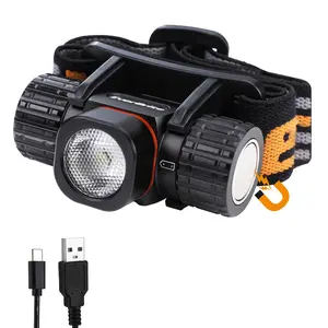 #JumpstartSale EverBrite Rechargeable Headlamp, 500 Lumen LED Rechargeable Headlight with 4 Light Modes, Magnetic Base and Adjustable Headstrap, Perfect for Camping, Hiking, Caving, Fishing