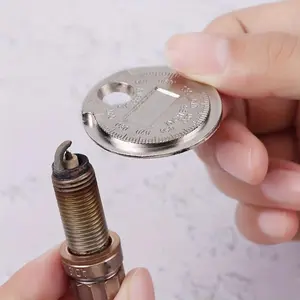 Measuring Spark Plug Gap Measuring Tool, Metric-British Coin-Type Spark Plug Gauge INCH, Accurately Measure Spark Plug Gaps with this Coin-Type Gage Tool! Hardware