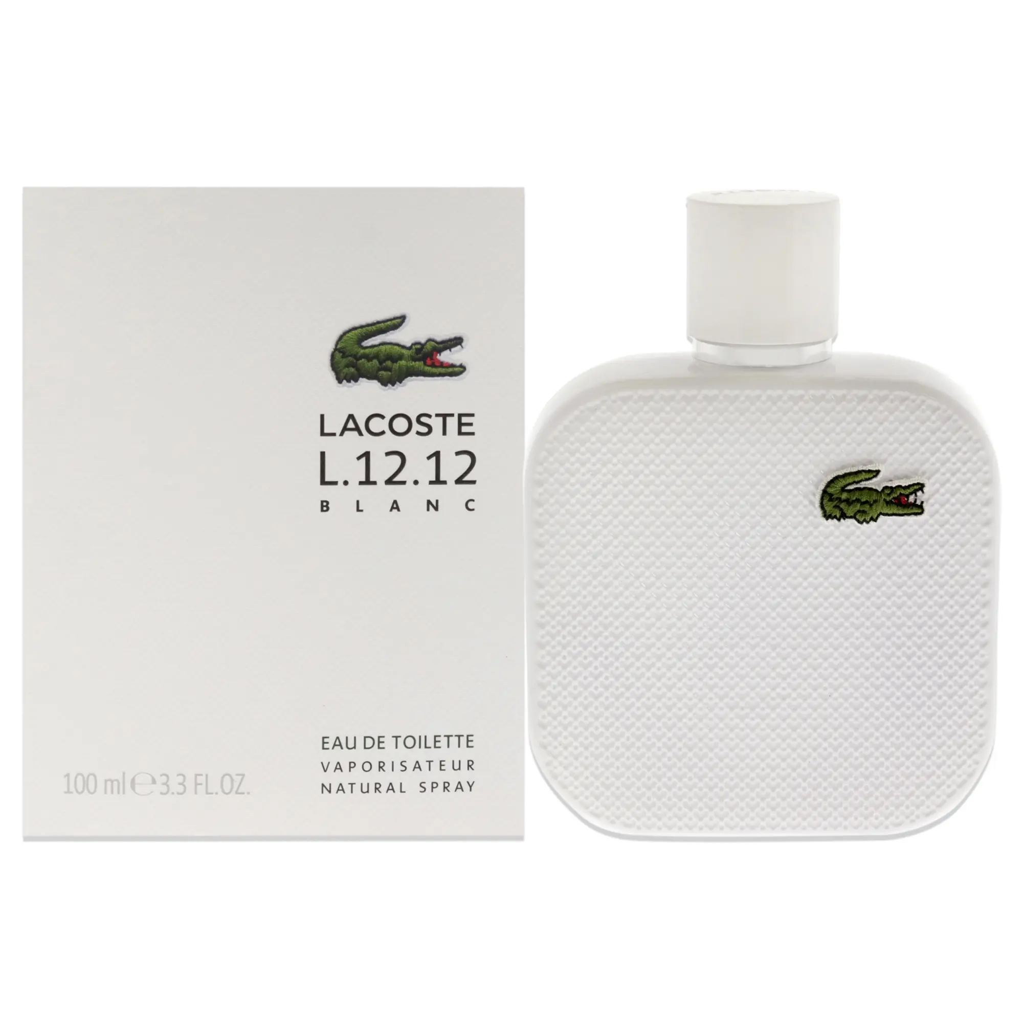 Lacoste Eau De Lacoste L.12.12 Blanc by Lacoste for Men - 3.3 oz EDT Spray Lacoste Eau De Lacoste L.12.12 Blanc by Lacoste for Men - 3.3 oz EDT Spray