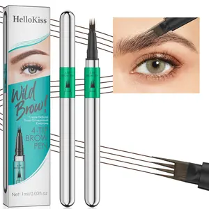 Waterproof Micro-Stroke Eyebrow Pencil Precision quad-sided tip effortlessly sculpts natural brows Non-drying formula delivers all-day wear Long-lasting eyebrow pencil for women Perfect gift for Christmas and New Year