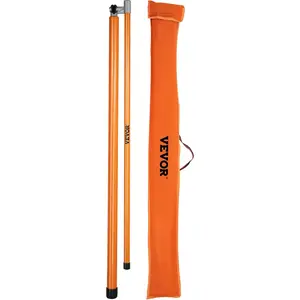 VEVOR Load Height Measuring Stick, 20' Sturdy Fiberglass Truck Height Stick with Adjustable Pole, Non-conductive Truck Height Measuring Stick with Carrying Bag, Height Stick for Trucks, Car Haulers