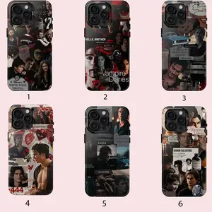 Damon Salvatore The Vampire Diaries Mystic Falls Phone Case for Iphone, for Samsung ,Phone Accessories, Cute Phone Case, Fashion Case, Perfect Gift for Her/Him, Creative Dual Layer Case