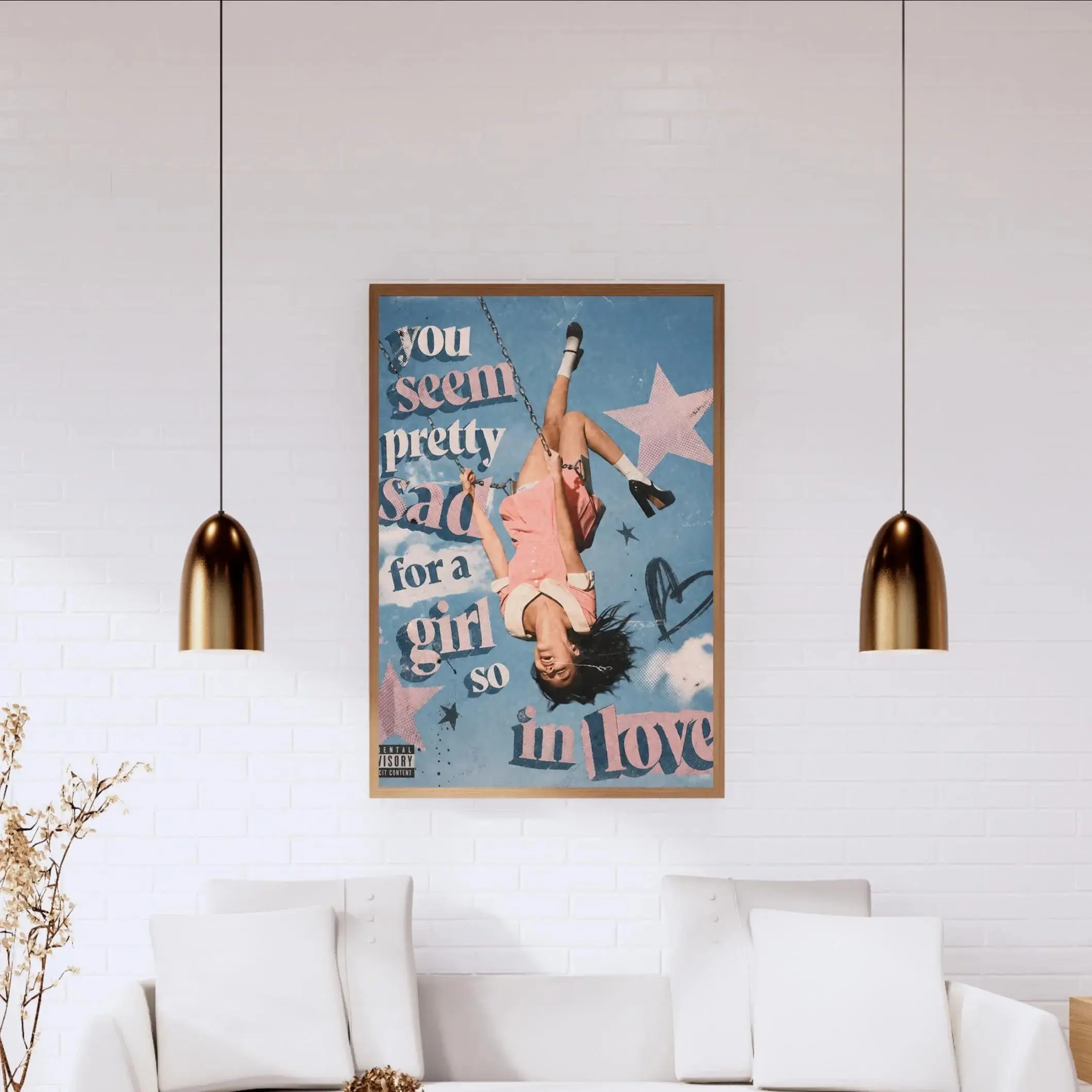 You Seem Pretty Sad Album Wall Art Unframed Fans Gift, Home Decor Ideas, Room Decorations