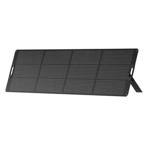OUPES 240W Portable Solar Panel for Solar Generators, Ultra-Thin and Lightweight Design, High Conversion Efficiency Foldable Outdoor Black