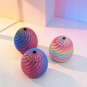 3D Printed Twisty Fidget Egg, Easter Egg Design Fluid Flow Stress Relief Gadget, Desktop Ornament for Home Office Relaxation, Stress Relief Gadgets