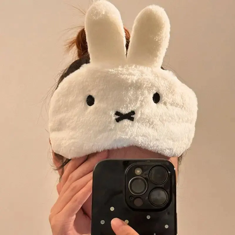 Miffy Kawaii Light Blocking Eye Mask Sleep Nap Relieve Fatigue Cute Gift Toy Miffy Kawaii Light Blocking Eye Mask Sleep Nap Relieve Fatigue Cute Gift Toy