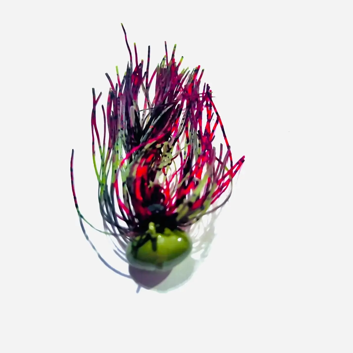 Red craw fishing jig Red craw fishing jig