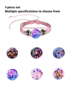 Kpop Demon Hunters peripheral bracelet, Fashionable Bracelet, suitable for daily wear, vacation dates, and other occasions, is also a surprising and exquisite small gift.