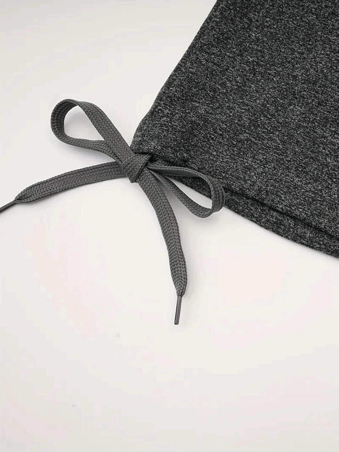 5pcs Women's Lightweight Capri Pants with Drawstring Waist - Loose Fit Casual Trousers, Mid-Stretch Machine-Washable Fabric, Solid Colors for Spring & Summer Casual Attire, Capri Leggings, Comfortable, Nontransparent Material