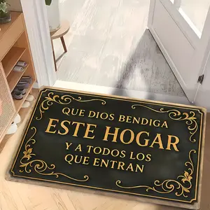 1pc Motivational Quote Doormat, Rectangular Carpet, Easy to Clean Kitchen And Bathroom Mat, Bedside Rug for The Bedroom, Outdoor Decorative Carpet for The Yard