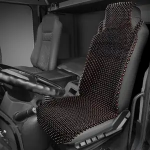 car stuffBeaded Seat Covers for Truck, Trailer, Van, RV, Car Seat Cooling Cover, Auto Ventilated Seat Cushion, Wood Breathable Car Seat Beads, Seat Cooler