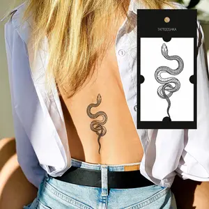 Snake 10 cm (L-5). Temporary tattoos. Party tattoos. Kids tattoos. Custom design. Tattoo sets. Ukrainian. Realistic. Waterproof