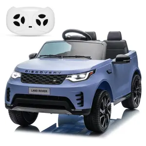 12V 4.5AH Electric Car for Kids, Children Ride On Toy with Parental Remote Control, Kids’ Electric Vehicle with Soft Start Design/3 Speed/Double Seats & LED Lights (Light Blue)