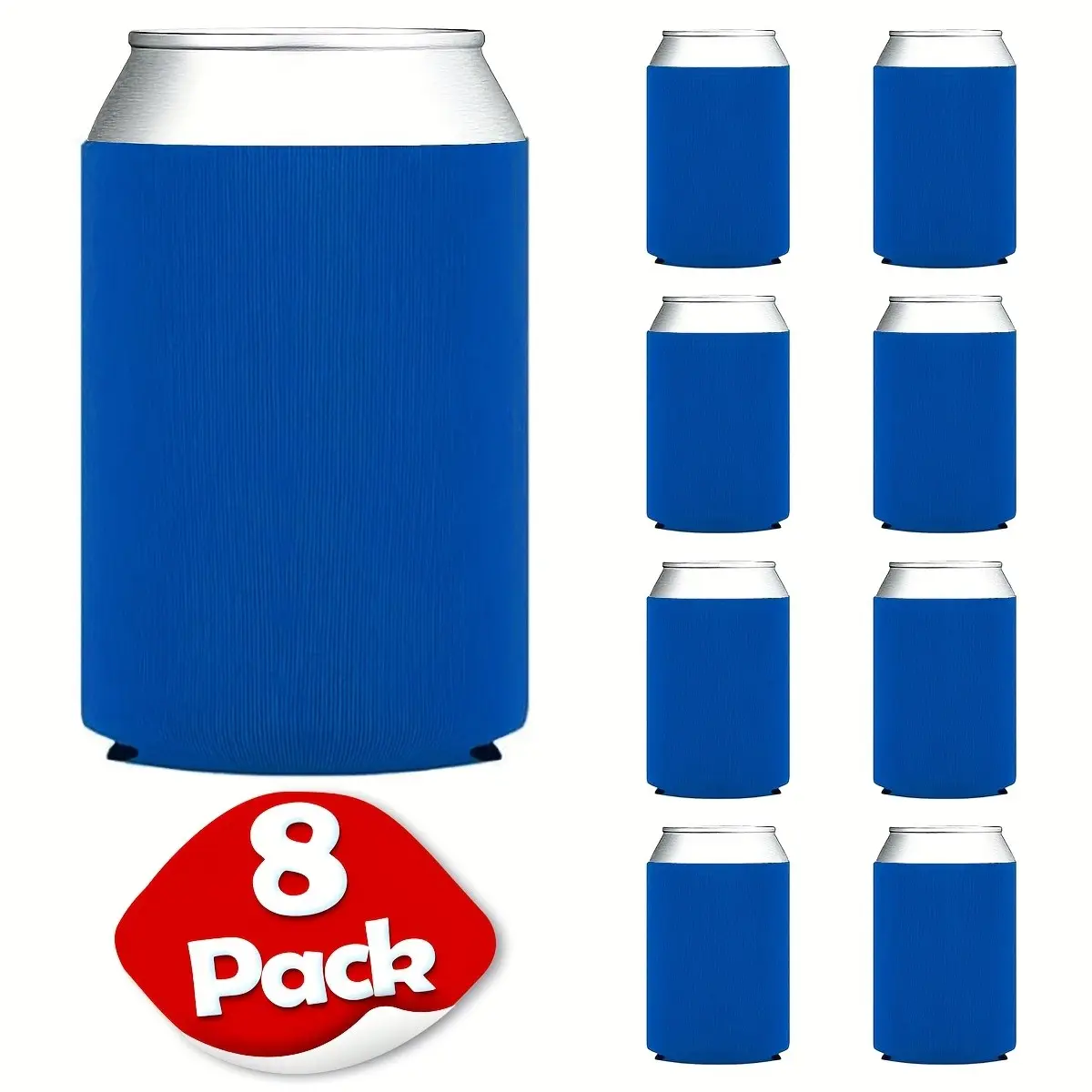 8 Pack 300ML/10oz Beer Bottle Insulator Sleeves, Insulated Reusable Travel Portable Lightweight Beverage Cup Covers, Bottle Covers For Traveling, Assorted Colors, Non-Slip, Keeps Beer Cold, for Weddings, Bachelorette Parties