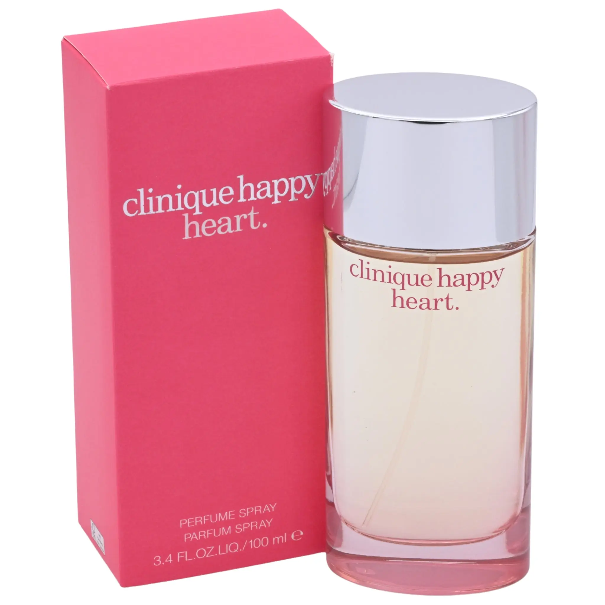 CLINIQUE Happy Heart EDP Spray Women's Fragrance - 3.4 fl oz, Bright Citrus Freshness, Fruit Woody Floral Scent, Aquatic Green Facets, Water Hyacinth, Mandarin Cucumber, Clean Girl Daytime Wear, New in Box, Beauty & Personal Care Gift, Perfumes For Women