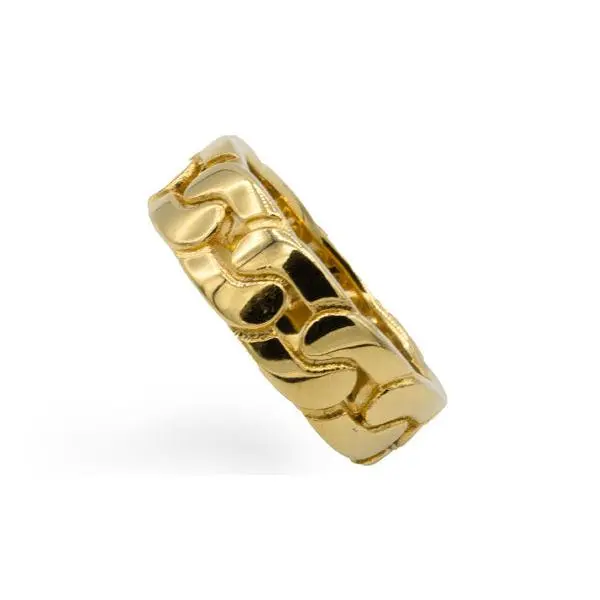 Gold Cuban Ring