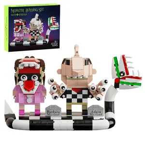 Beetlejuice Barbara Building Blocks Set - DIY Assembly Model Kit, Creative Home Decor Desktop Statue Ornament, Ideal Holiday Gift Collectible Toy for Kids