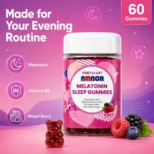 NMNOR Melatonin and Vitamin B6 Gummies, Mixed Berry Flavor, 60 Count, Evening Routine Supplement
