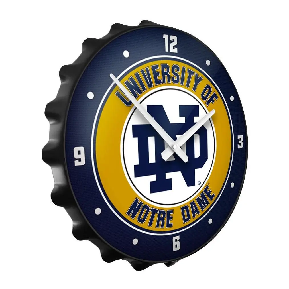 The Fan-Brand NCAA Novelty Bottle Cap Wall Clock The Fan-Brand NCAA Novelty Bottle Cap Wall Clock